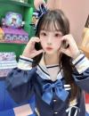 三点粉小嫩妹